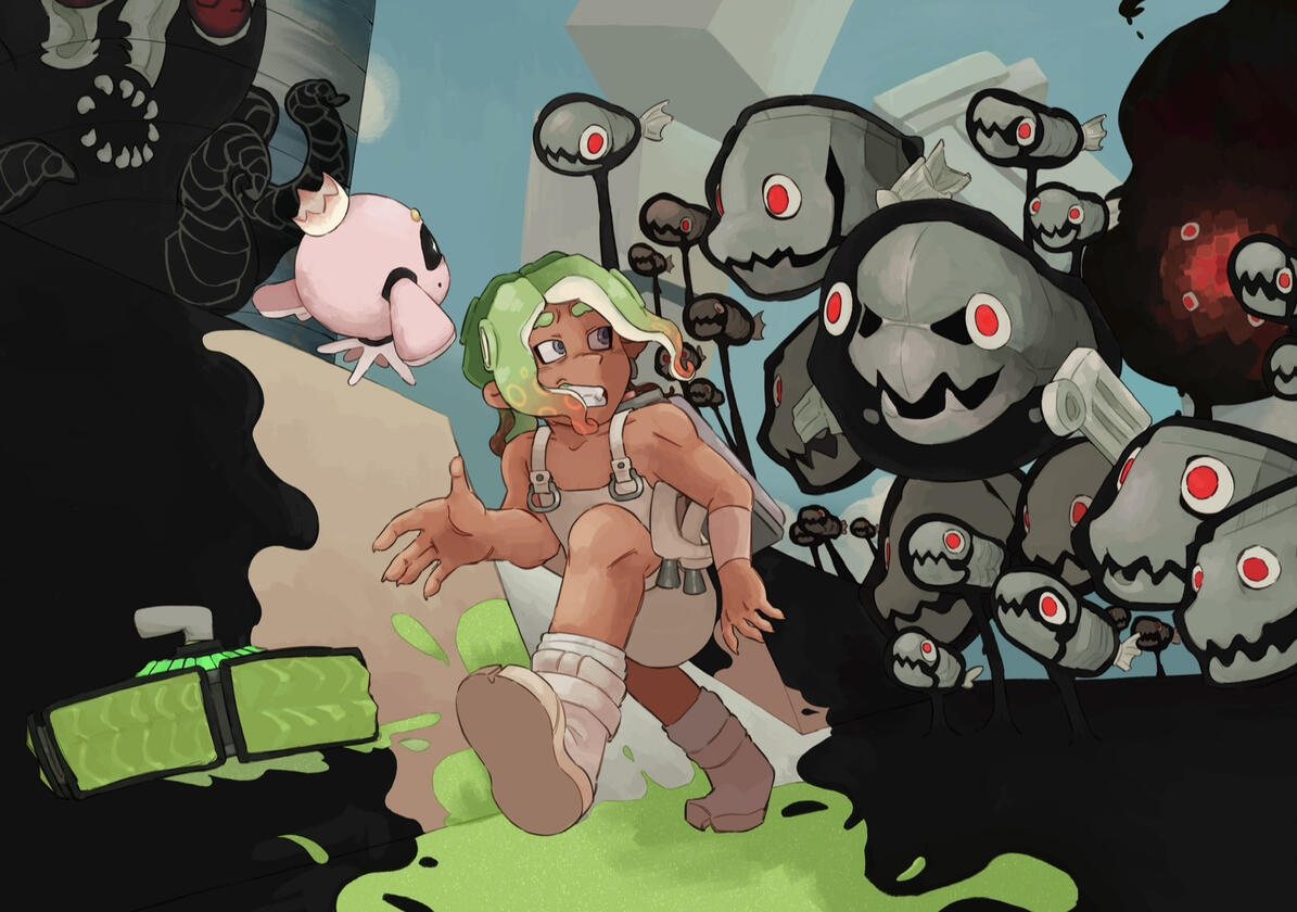 Monochrome Walker zine piece